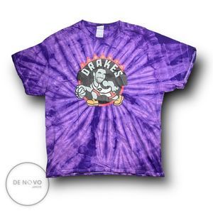 Toronto Drakes Short Sleeve Tie Dye T-shirt Size X-Large Purple